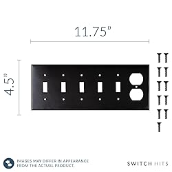 Switch Hits Five Light Switch Plate Outlet Cover