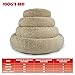 The Dog’s Bed Sound Sleep Donut Dog Bed, Med Beige Plush Removable Cover Premium Calming Nest Bedthumb 4