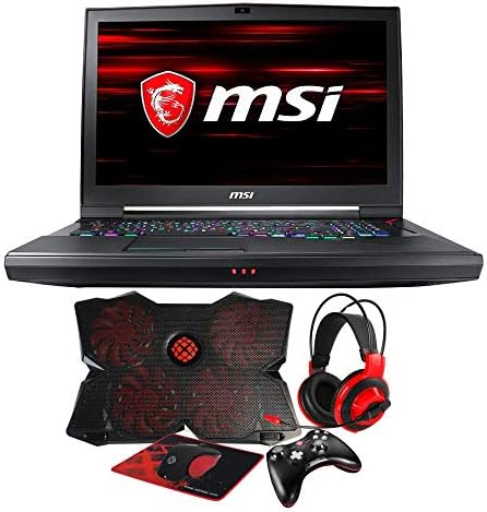 MSI GT75 TITAN-094 Pro Extreme (i9-8950HK, 64GB RAM, 1TB NVMe SSD + 1TB HDD, NVIDIA GTX 1080 8GB, 17.3" Full HD 120Hz 3ms, Windows 10 Pro) VR Ready Gaming Laptop