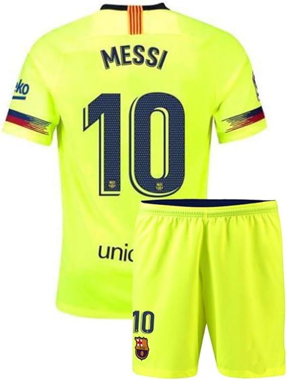 Amazon.com : Eyibv Youth Messi Jersey #10 Barcelona Kids 2018-2019 Boys