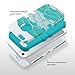 ULAK iPhone SE Case, iPhone 5S Case, Anti Slip Shock Resistance Protective Cover with Hybrid High Soft Silicone + Hard PC Case for Apple iPhone 5/5S/SE (Ocean-Blue)