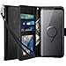 LK Galaxy S9 Plus Case, [Wrist Strap] Luxury PU Leather Wallet Flip Protective Case Cover with Card Slots and Stand for Samsung Galaxy S9 Plus (Black)