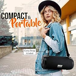 PyleUsa Wireless Portable Bluetooth Boombox Speaker