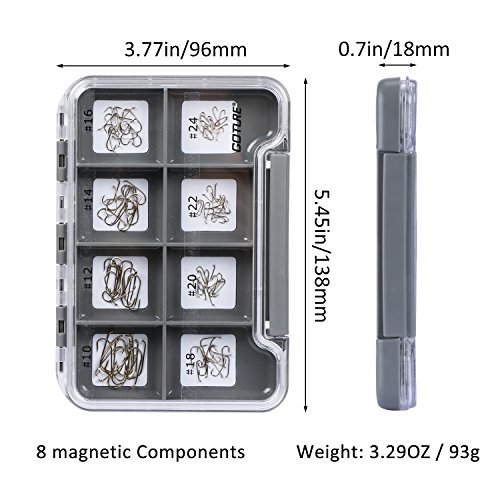 Goture Angelhaken mit magnetischen Komponenten, aus Karbonstahl, 120 Stück – Bild 7