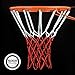 Heavy Duty Basketball Net Replacement - All-Weather Thick Nets Fit Standard Indoor and Outdoor 12-Loop Rims (White and Red)