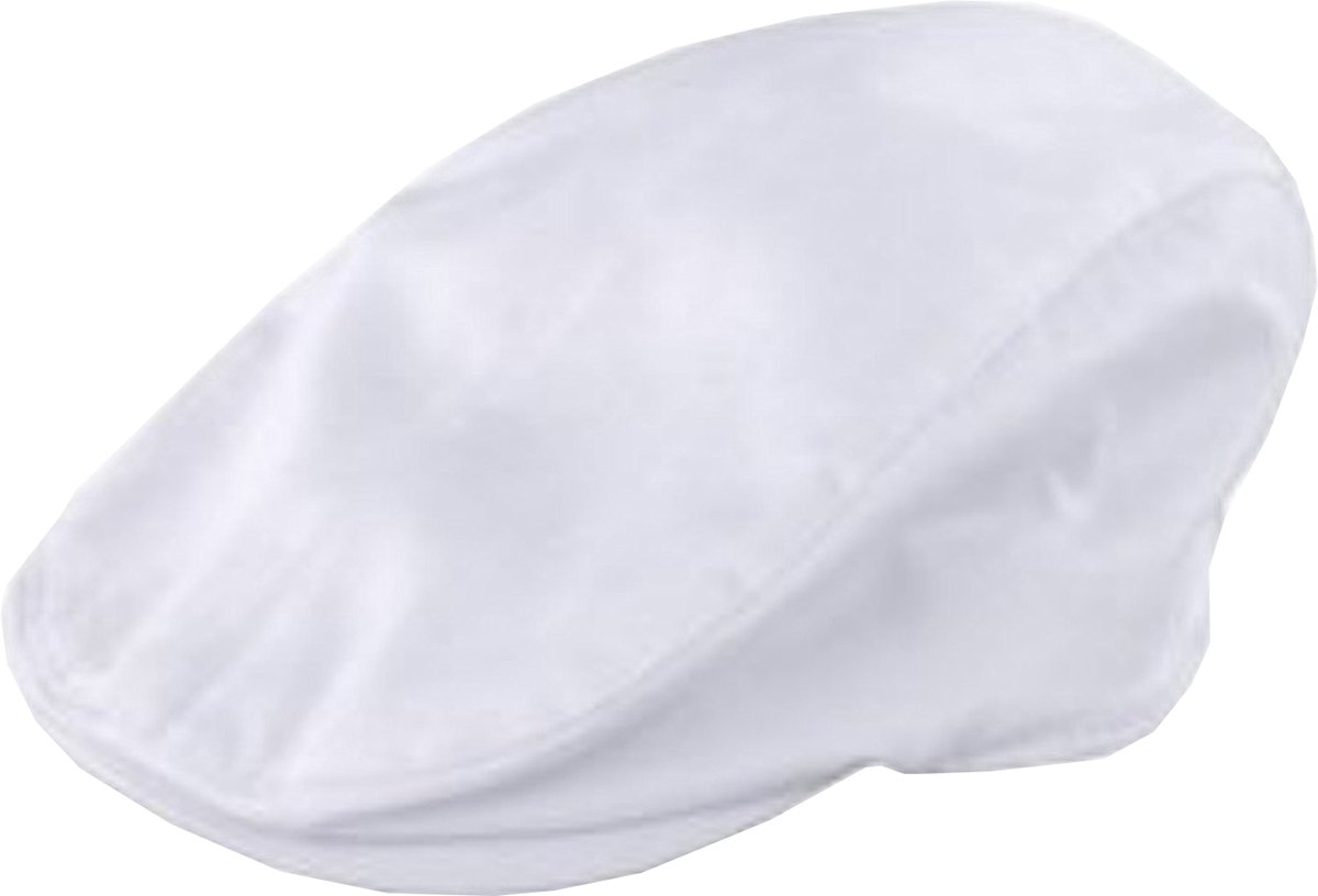 Henselite Bowl Sports Headwear Sun Protection Flat Cap Bowls Hat White
