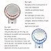Fat Remover Machine Carer 6 in 1 EMS Sliming Massager for Stomach Arm Leg Weight Loss Machine with EMS Pads Beauty Device Blue Red Light Ion Massager (White)