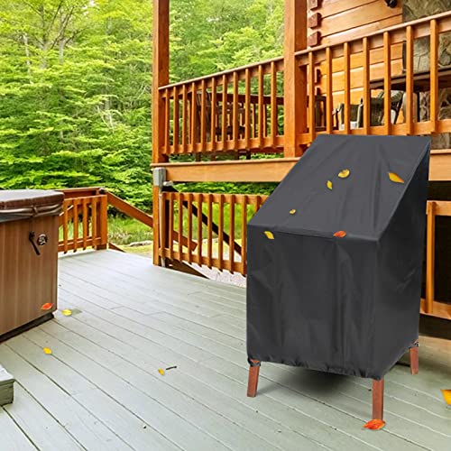 Outdoor Chair Covers Waterproof 2 Pack, High Back Patio Chair Covers