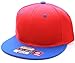 L.O.G.A. Plain Adjustable Snapback Hats Caps (Many Colors). Red/Blue