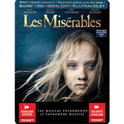 Amazon Com Les Miserables Limited Edition Steelbook Blu Ray Region Free Movies Tv