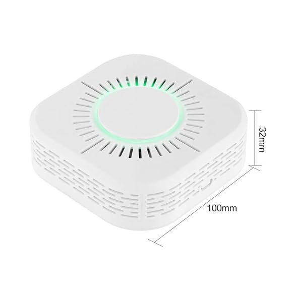 Detector De Monóxido De Carbono, 433Mhz De Humo Inalámbrico Alarma ...