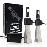 SOCAL-LED 9006 HB4 Fanless LED Conversion Kit 60W 6400LM 6000K Xenon White Car Headlight Bulbs