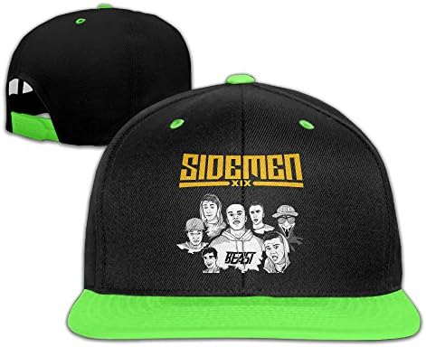 Sideman Youth Unisex Contrast Color Cap Hats (4 Colors)