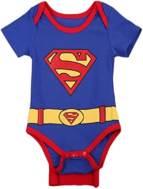 superman onesie baby