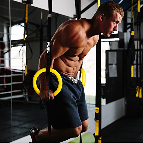 Fuel Pureformance Gymnastics Ring with Straps, Yellow