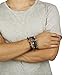 LOLIAS 4 Pcs Lava Rock Bead Bracelet for Men Leopard Lion Bracelet Set Adjustable 8MM Beads,IL