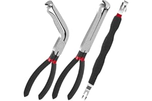 3Pcs Electrical Disconnect Pliers 37960 37980 60 Degree Electrical Connector Pliers for Cars 13120 Disconnect Connector Separ