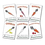 Heirloom Carrot Seeds - 6 Varieties of Organic Non GMO Carrots For Planting