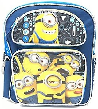 Despicable Me Minions 3 DM3 12" Canvas Blue School Backpack