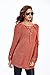 Apparel Women's Long Sleeve Lace Up Knit Pullover Sweater Dress Top