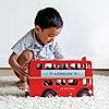 Le Toy Van TV469 Cars & Construction Double Decker Wooden Role Play Suitable for Girls and Boys Toys, London Bus