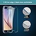 Maxteck Ultra HD Tempered Glass Screen Protector for Samsung Galaxy S6, 9H Hardness, Anti-Scratch & Fingerprint, Bubble Free(2 Pack)