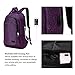 MarsBro Laptop Backpack, Business Travel College Backpack with USB Charging Port Water Resistant Anti Theft 15.6 Inch Bag for Women Men Purple