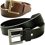 Alpine Swiss Mens Genuine Leather 40MM Casual Dress Belt