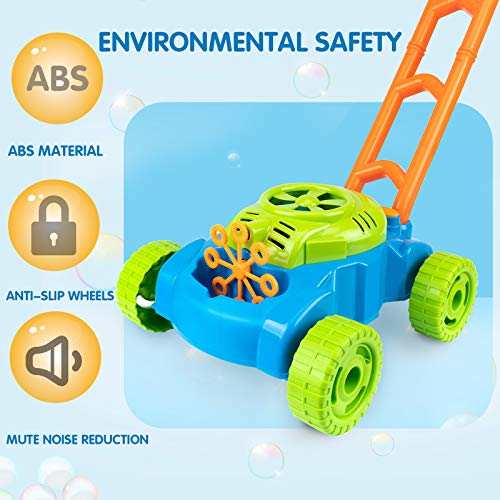 Lawn Bubble Mower Electronic Bubble Blower Machine & Outdoor Push