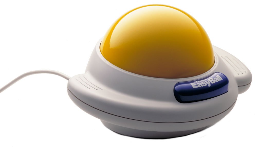 Microsoft EasyBall Trackball 1 button(s) wired PS/2, serial