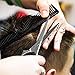HHR Professional Hairdressing Grooming Hair Scissors Haircutting Barber Salon Shears Mustache Beard Hairdresser Styling Thinning Trimming Hair Cutting Kids Men Women 5.5 Stainless Steel 1YEAR WARRANTY