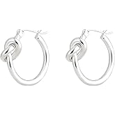Milan Chiva 14K Gold Acrylic Rectangle Clear Earrings for Women, Plated Chunky Earrings Geometric Minimalist Statement Lightweight Huggie Dainty Hypoallergenic Hoop Earrings for Womens Jewelry