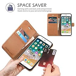 TUCCH iPhone 8 Plus Wallet Case, iPhone 7 Plus PU
