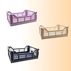 Collapsible Storage Box, Foldable Crate Organizer