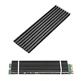 Aluminum Heatsinks for PCIe NVMe M.2 2280 SSD with Silicone Thermal Pad, DIY Laptop PC Memory Cooling Fin Radiation Dissipate (Ordinary Edition)