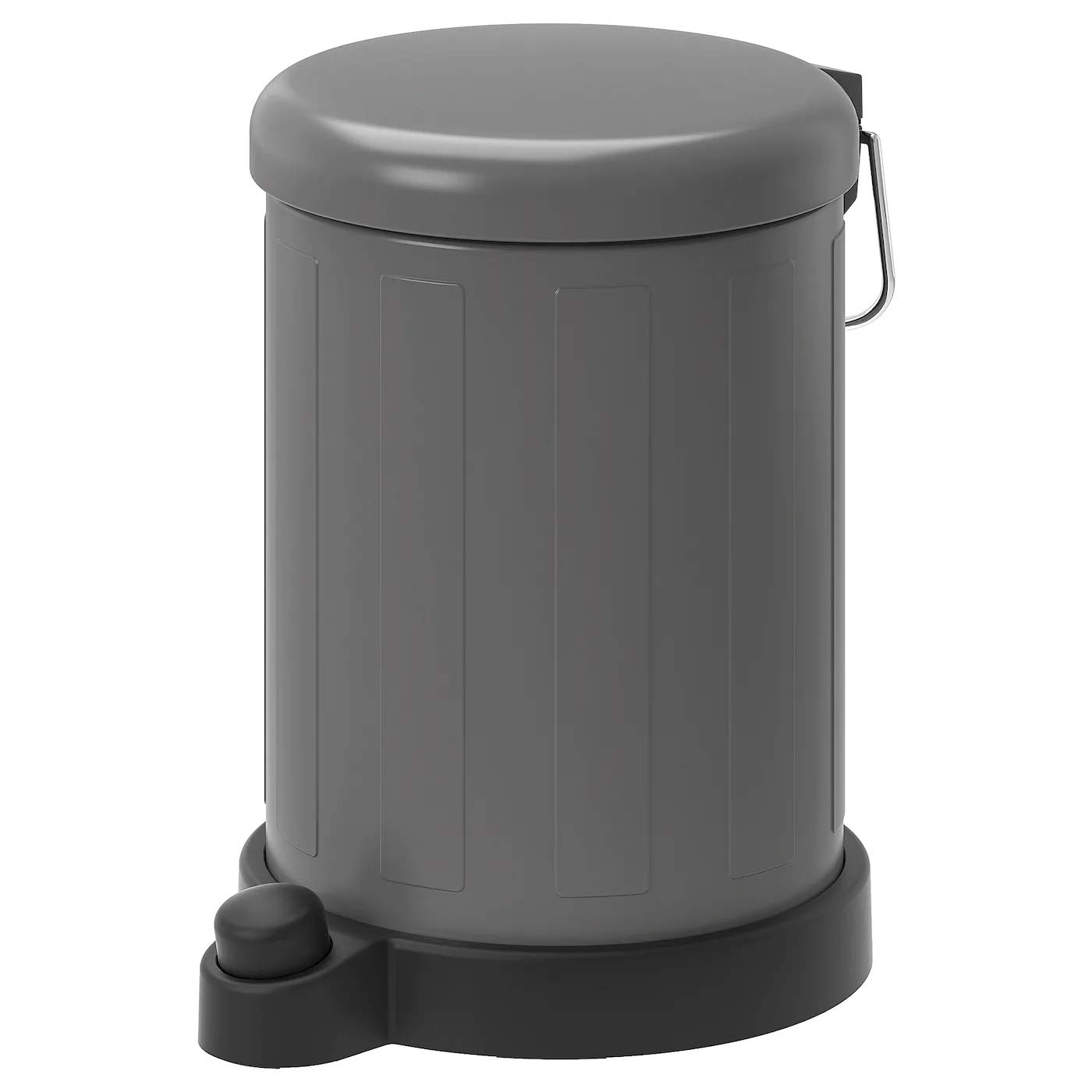 My Stylo Collection Waste Bin, Grey, 4 L, Assembled Size: Height: 27 cm Diameter: 19 cm Volume: 4 L