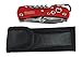 BlizeTec 14 Function Multitool Pocket Folding Knife (Red Violet)
