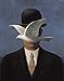 Magritte - Parastone Sculpture - Man with Hat and Dove (1964) - Resin with Hand Painted Details - 6