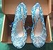 Princess Girls' Sparkle Dress up Cosplay Jelly Shoes 12M US Little Kid