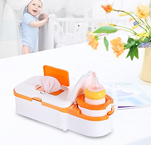 Bela Beno Baby Wipe Warmer and Bottle Warmer Home and Car Use 2 in 1 Multi-purpose Safe Voltage (By