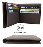 Mens RFID Blocking Wallet billfolds