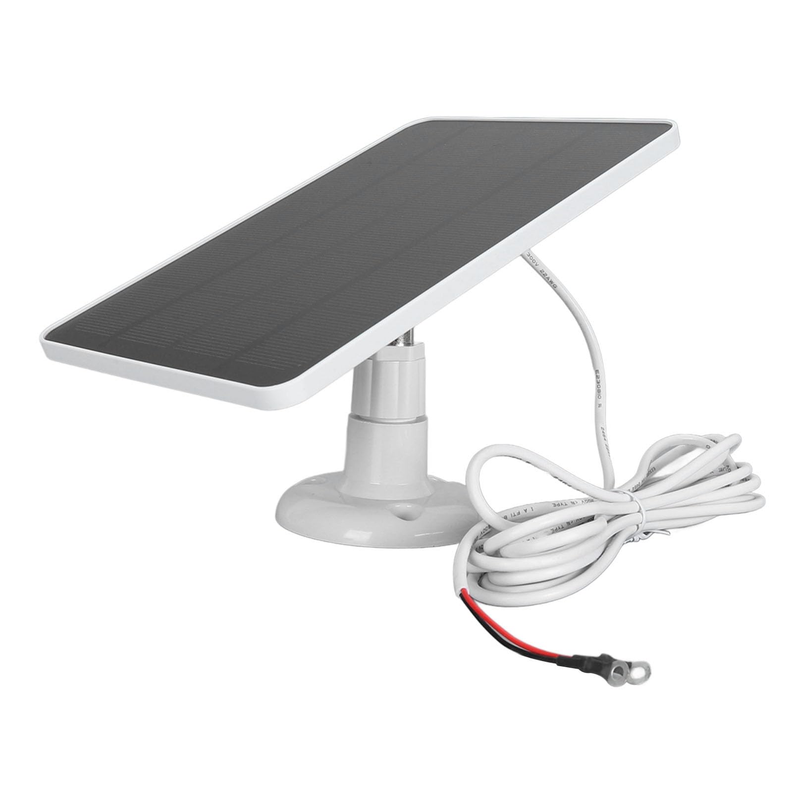 10W Solar Panel for Security Camera, Solar Panel for Nest, Doorbell 2K Camera, Video Doorbell 2, Doorbell 3/4 Plus, 360 Degree Adjustable, IP66 Waterproof, 9.8ft Cable