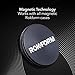 Rokform - Low Pro Magnetic Phone Mount, 1-Inch Phone Magnet for Car, 3M VHB Adhesive Holder Mounts to almost any Flat Surface, Compatible with all Rokform Cases (Black)