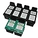 6 Pack. Refurbished Cartridges for HP 74XL and HP 75XL. Includes 4ea HP 74XL + 2ea HP 75XL.