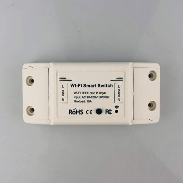 Ashley GAO Interruptor de luz inteligente WiFi temporizador universal aplicacin de control remoto inalmbrico funciona con Alexa Google Home Smart Home