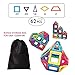 Superior Quality Magnetic Tiles Building Toy Blocks Set for Kids - Educational Toy Kits with Bonus Storage Bag - A Great Stem Toy for Boys and Girls - 62 Pieces