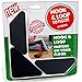 iPrimio New Hook & Loop V Shape Design - 4 Pack Easily Lift and Press Down. Stops Rug Slip & Corner Curling - Rug Corner Gripper for Hardwood and Tile Floor
