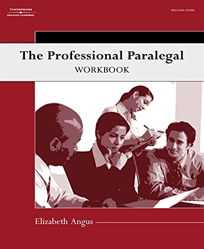 The Professional Paralegal Workbook (Available Titles...