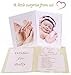 BABY HANDPRINT KIT - BABY HANDPRINT AND BABY FOOTPRINT KIT - Unisex Keepsake Frames for Babies + Baby Shower Wishes Card 2-4x6 Photo Folder, Unique Baby Gift For Registry by Anes