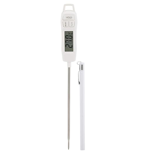 Food Thermometer, Digital Meat Thermometer, LCD Display for Kitchen